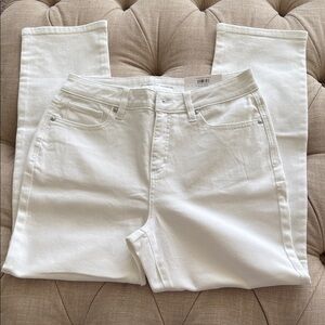 New Style & Co. Straight Leg White Jeans